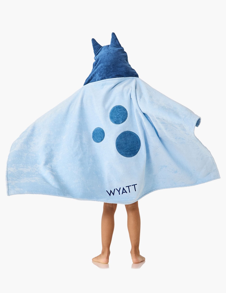 Toalla con gorro Bluey Kid Wrap Bluey de algodón infantil 5