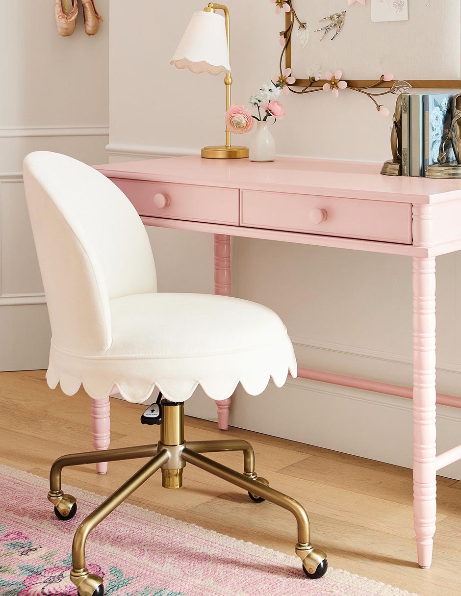 SILLA DE ESCRITORIO SCALLOP SK, MARFIL