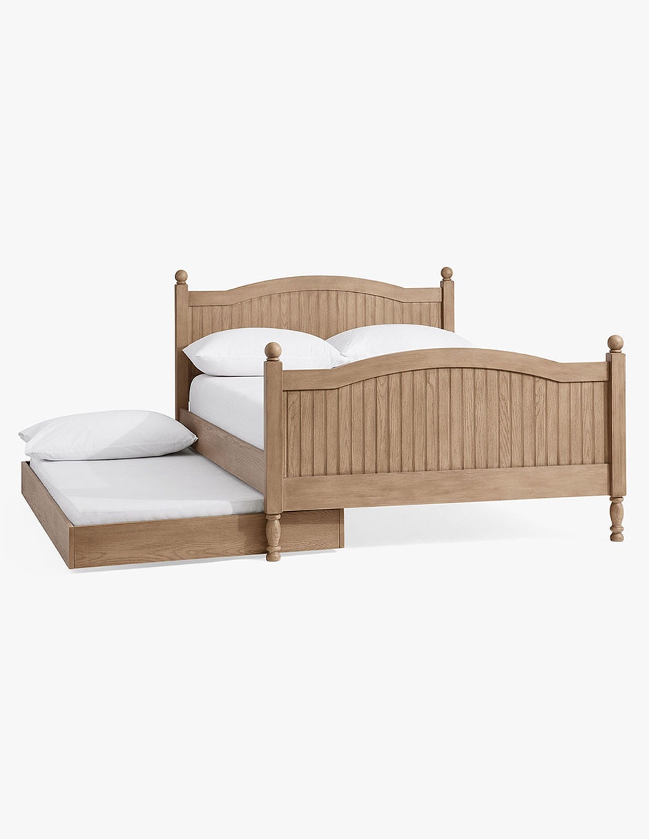 Cama baja Catalina de madera individual 2