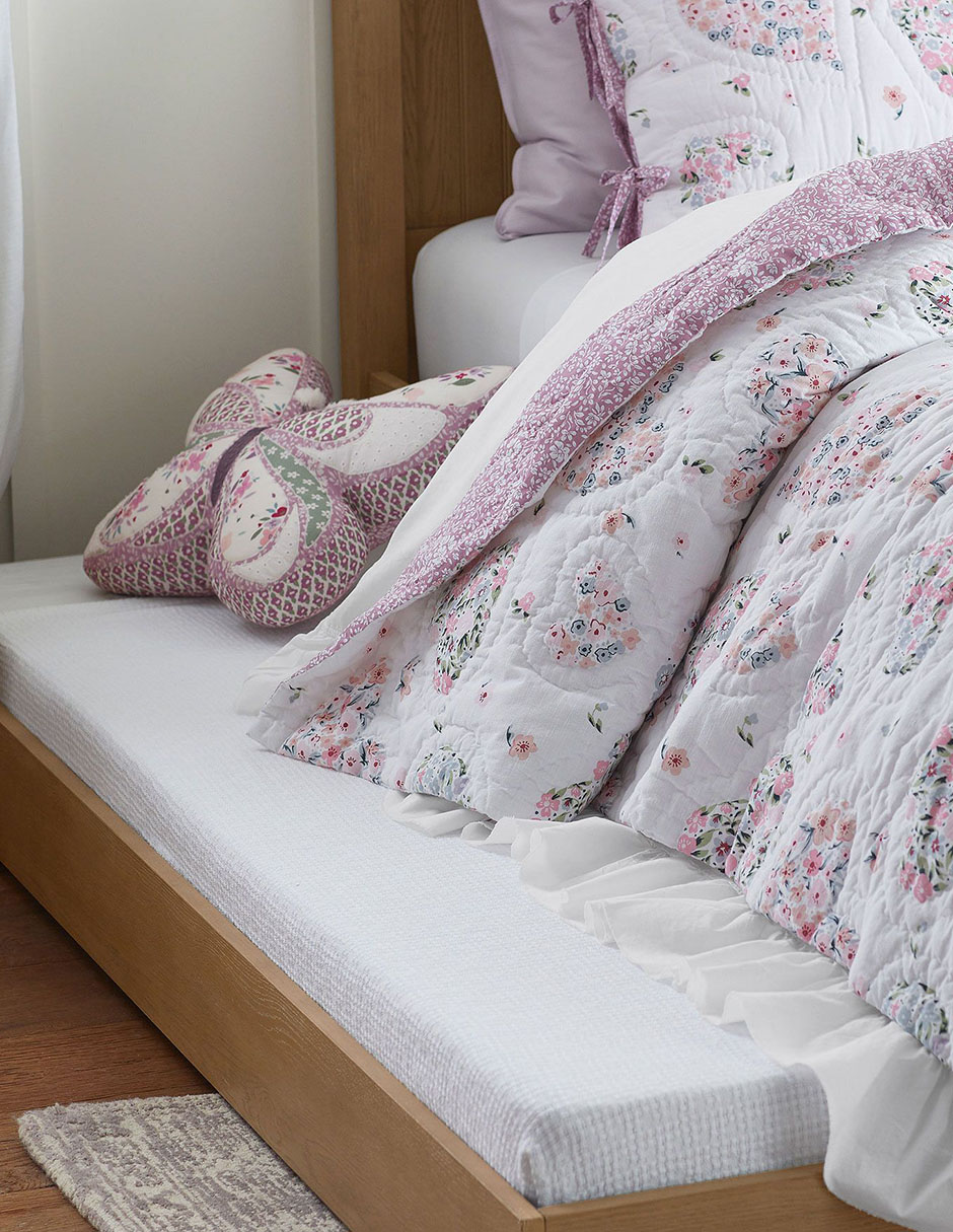Cama baja Catalina de madera individual 4