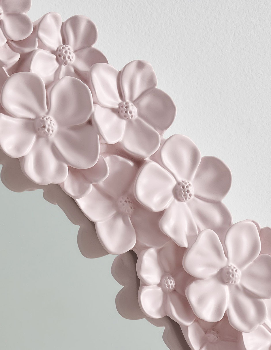Espejo circular Hydrangea 2