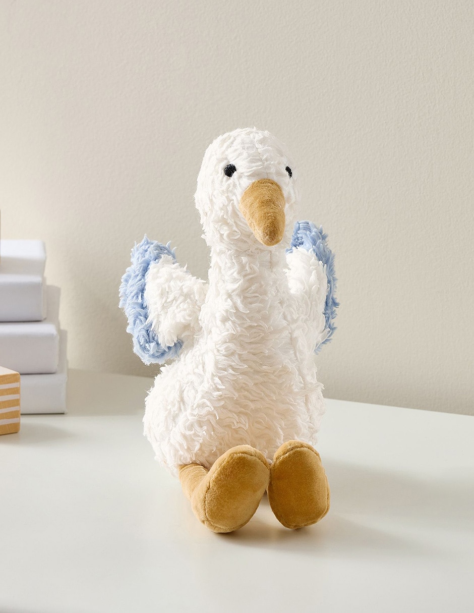 Peluche cigüeña Natural Plush de 33 cm