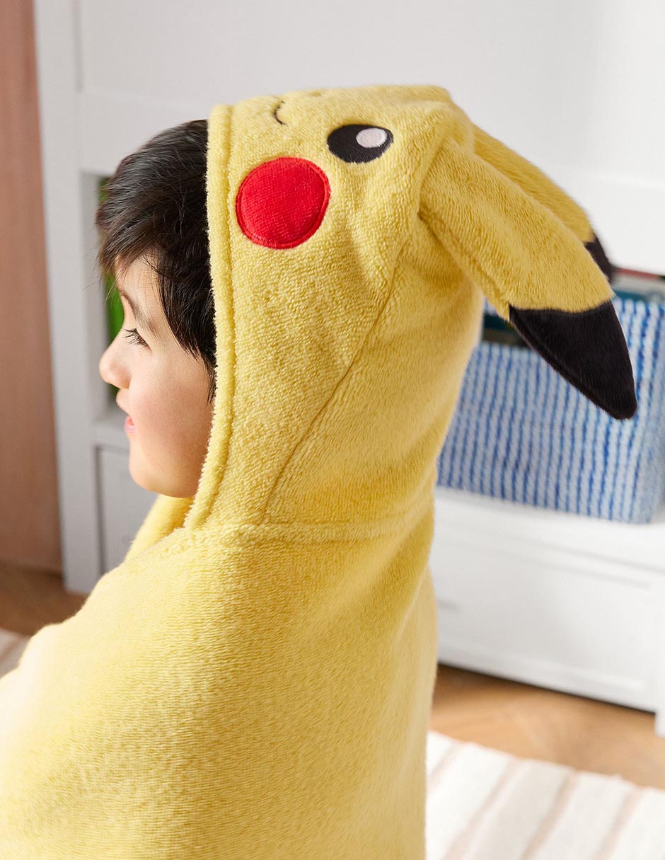 Toalla con gorro Pokémon Pikachu de algodón 7