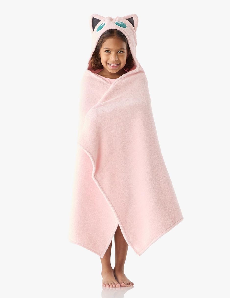 Toalla con gorro Pokémon Jigglypuff de algodón infantil 2