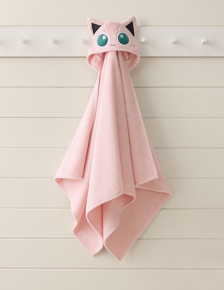 Toalla con gorro Pokémon Jigglypuff de algodón infantil 3
