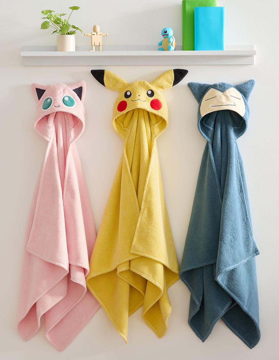 Toalla con gorro Pokémon Snorlax de algodón infantil 2