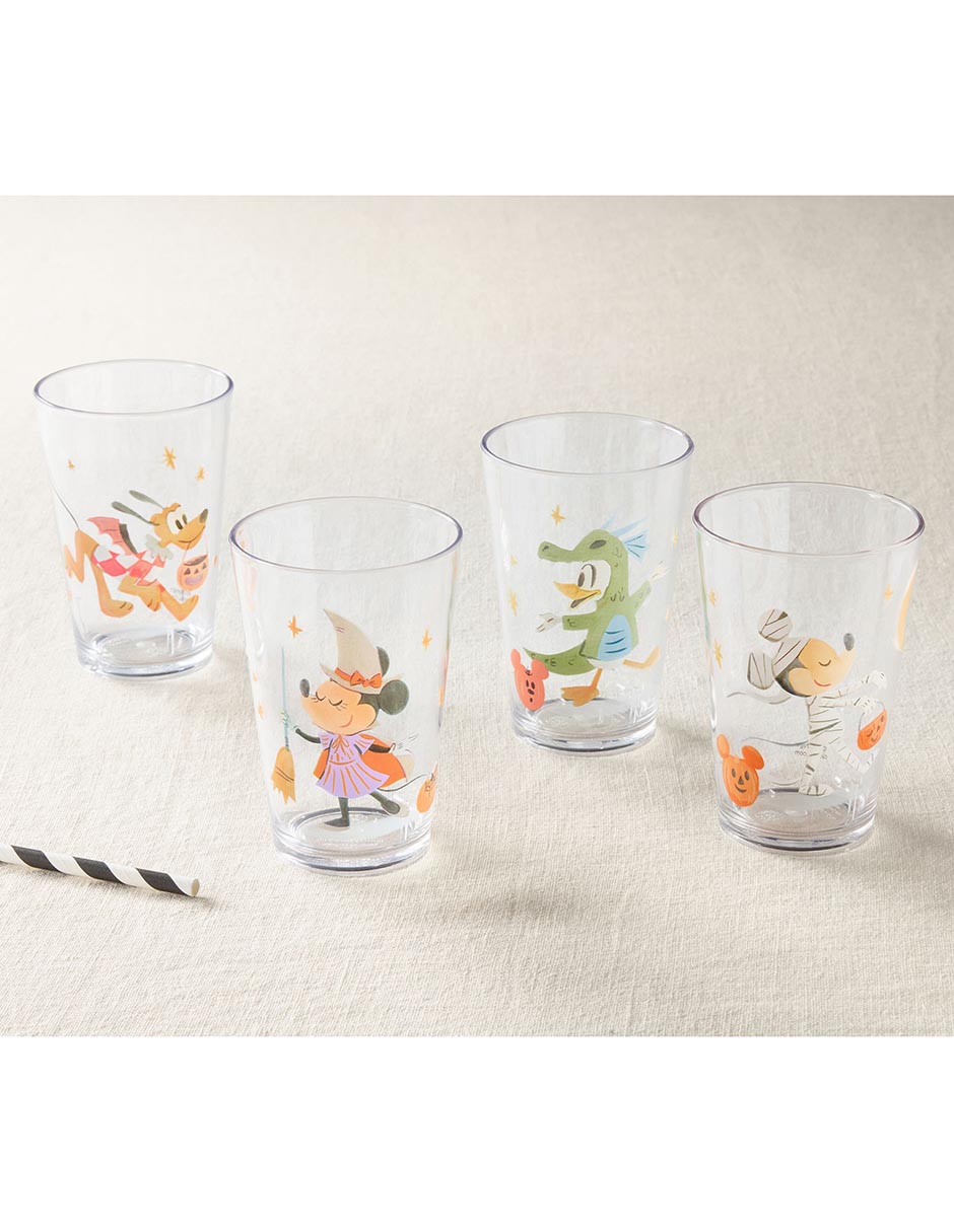 Vaso para jugo de Halloween Mickey Mouse and Friends de tritán