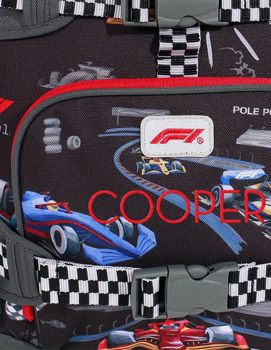 Mochila escolar Formula 1 para niño 6