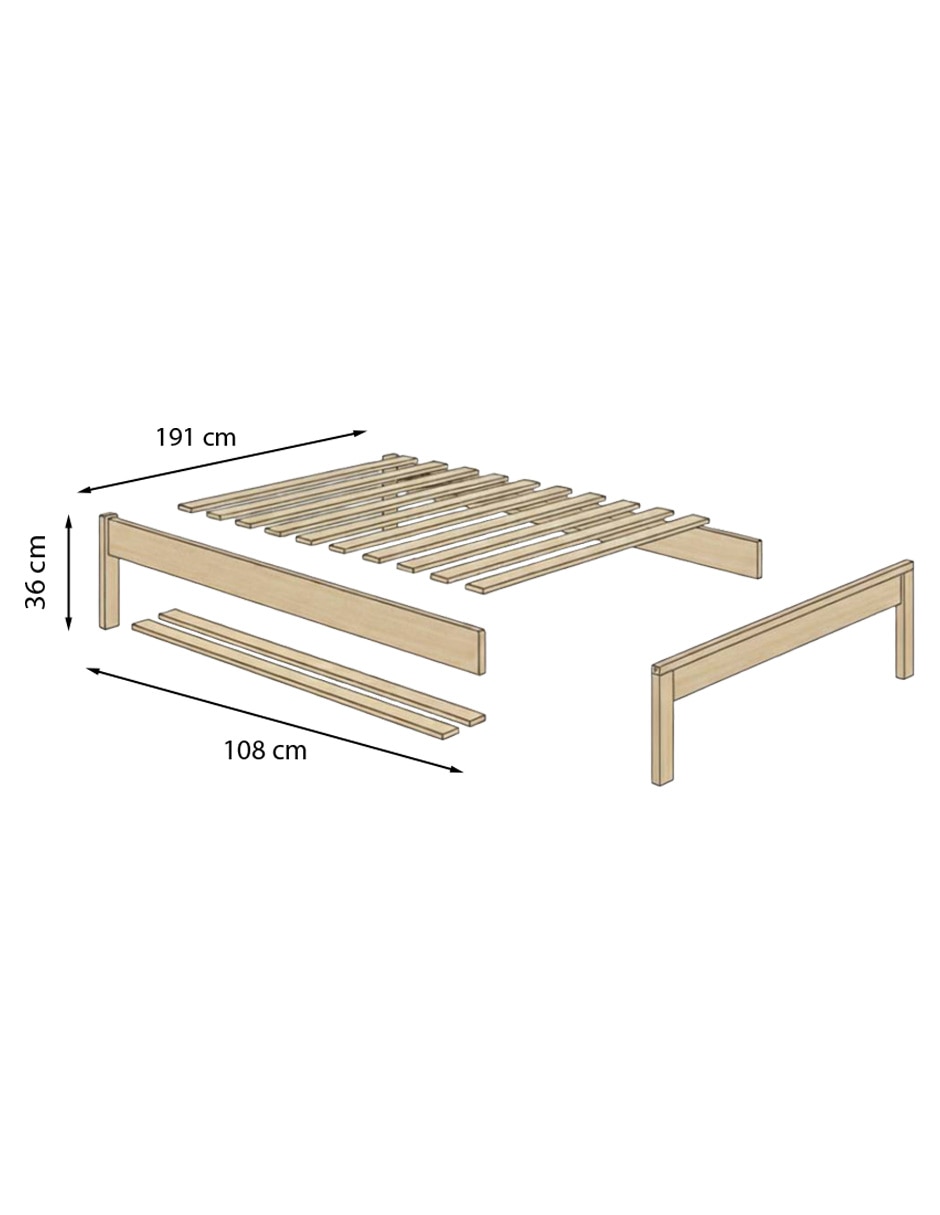 Set de conversión de cuna a cama matrimonial Aptos 4