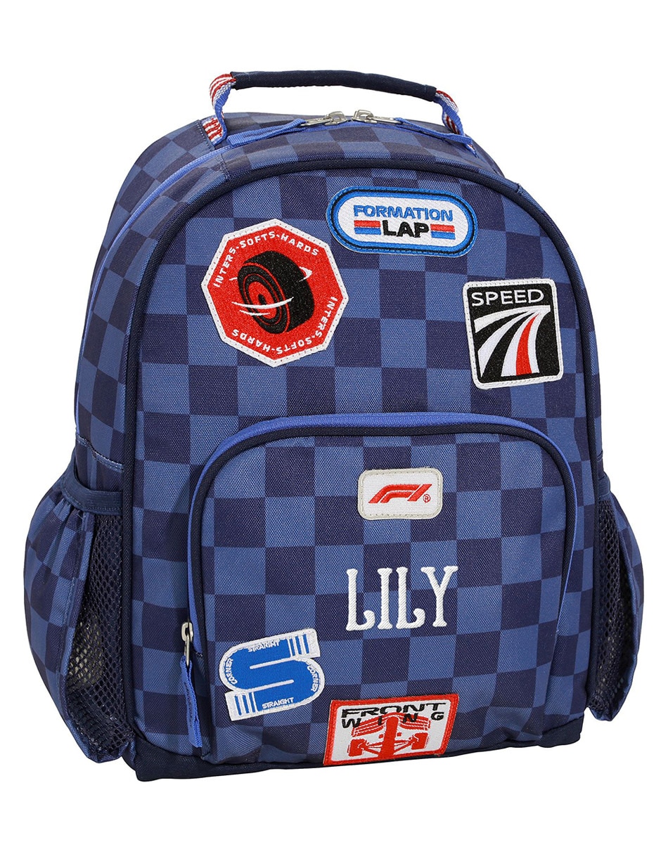 Mochila escolar Formula 1 impermeable para niño