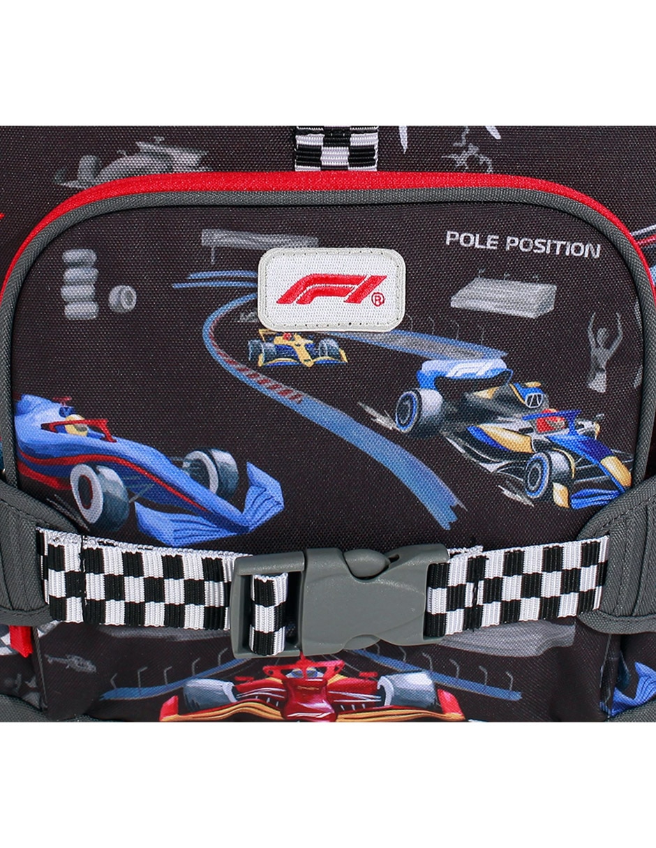 Mochila escolar Formula 1 para niño 5