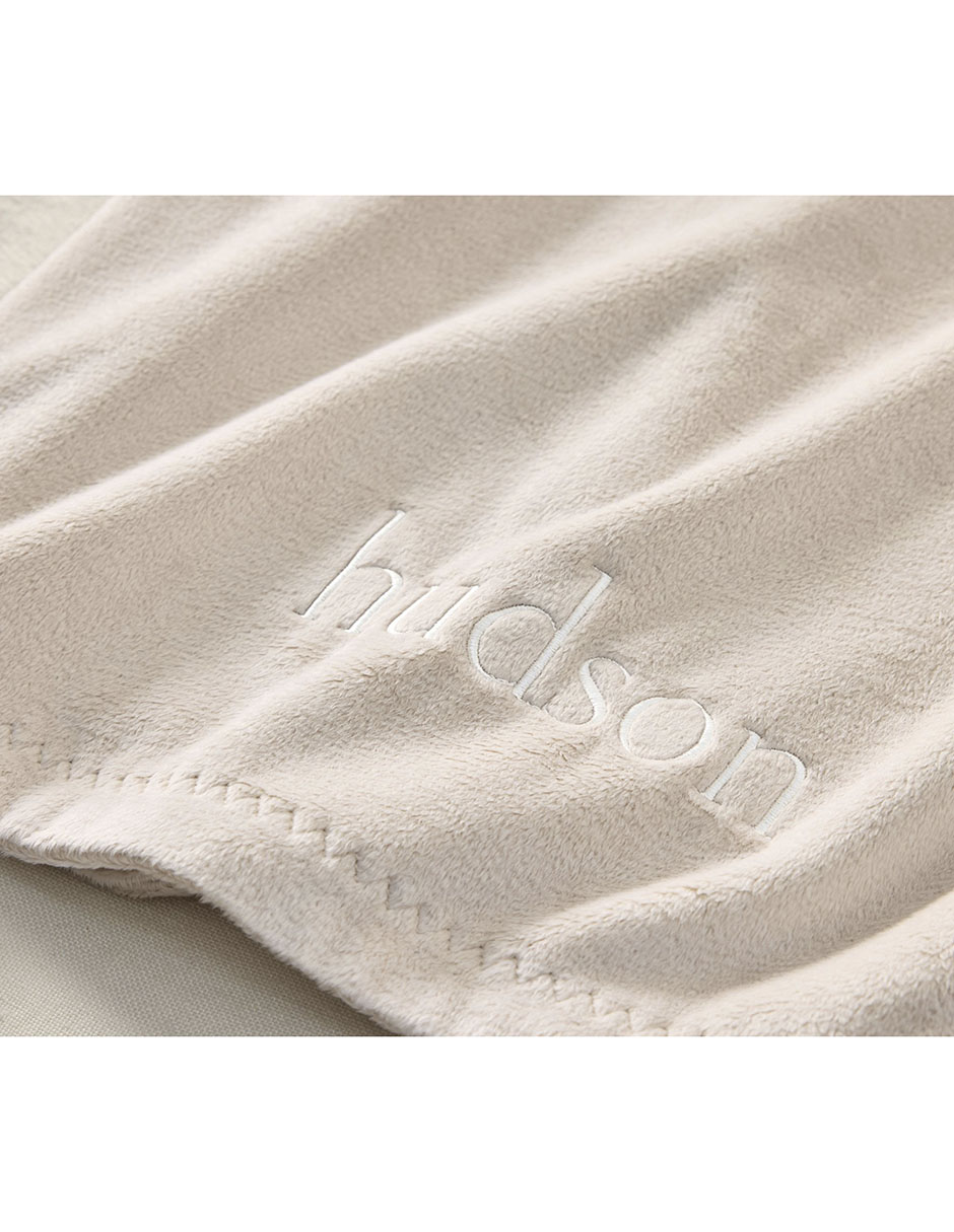 Cobija de tejido suave Chamois Baby Blank para bebé