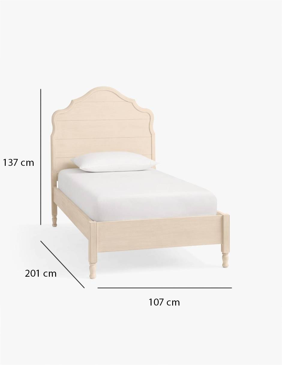 Cama Juliette de madera individual 5