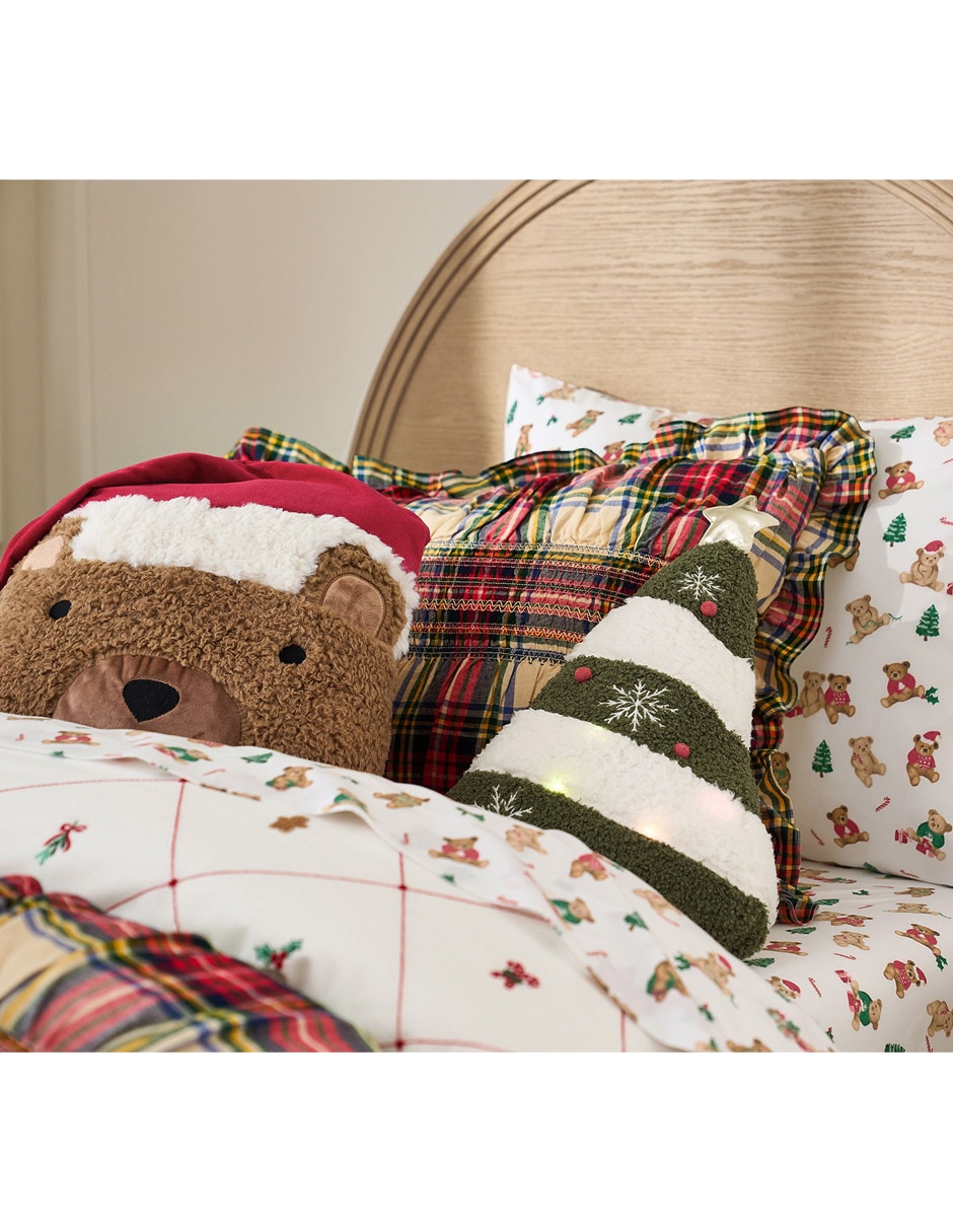 Edredón Holiday Plaid Smocked 5