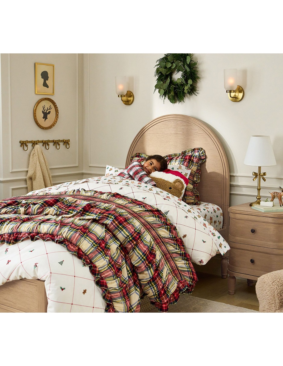 Edredón Holiday Plaid Smocked 6