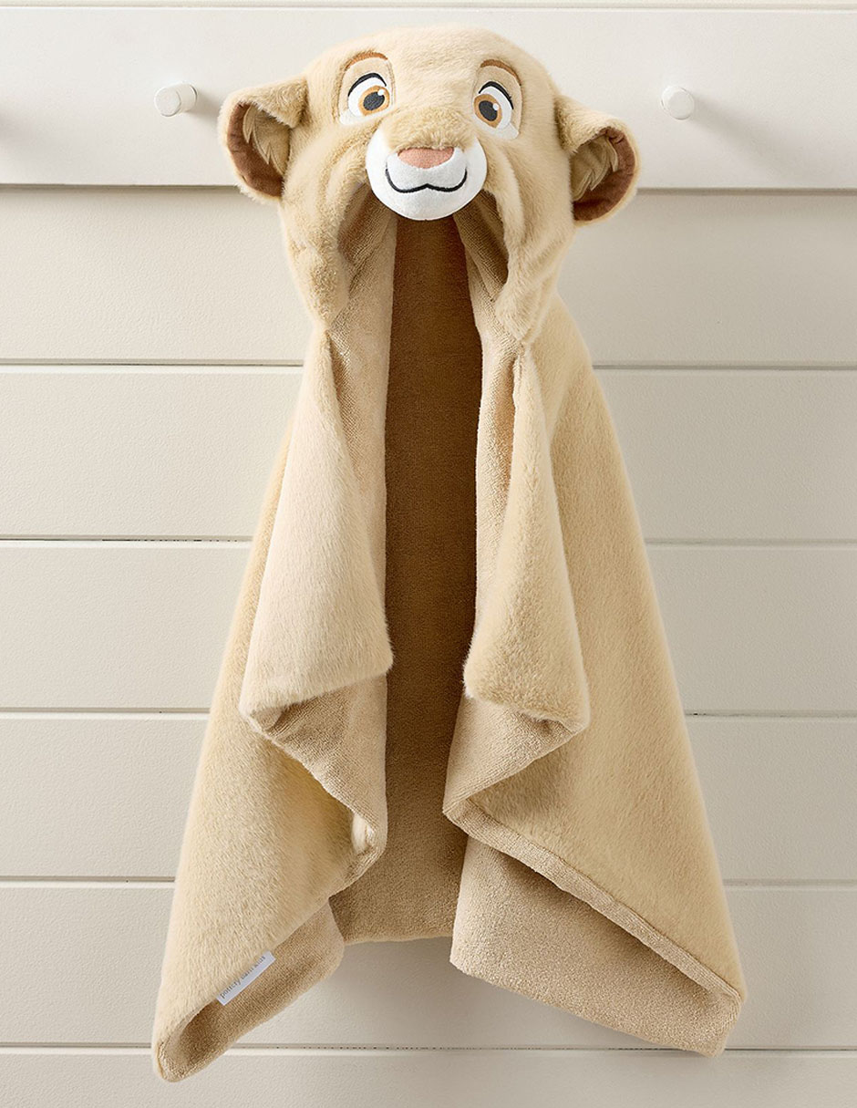 Toalla con gorro Disney Simba de algodón 3