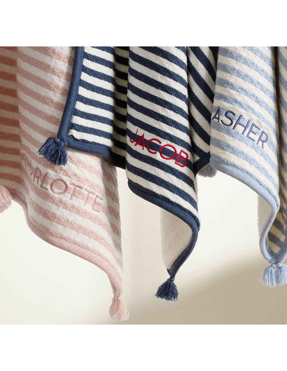 Cobija de tejido jacquard Striped Luxe para bebé 4