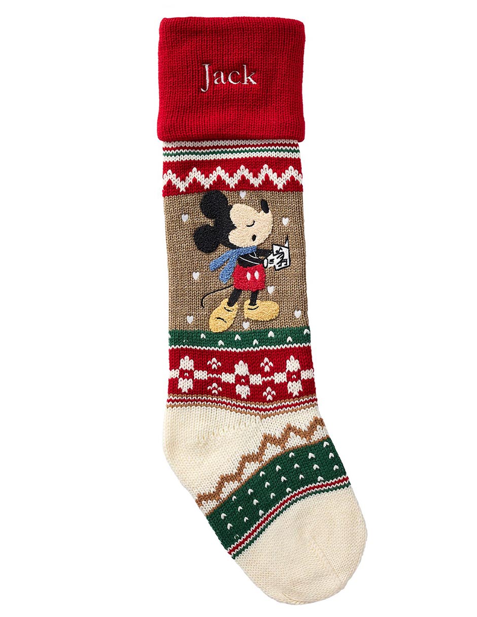 Bota navideña Mickey Mouse