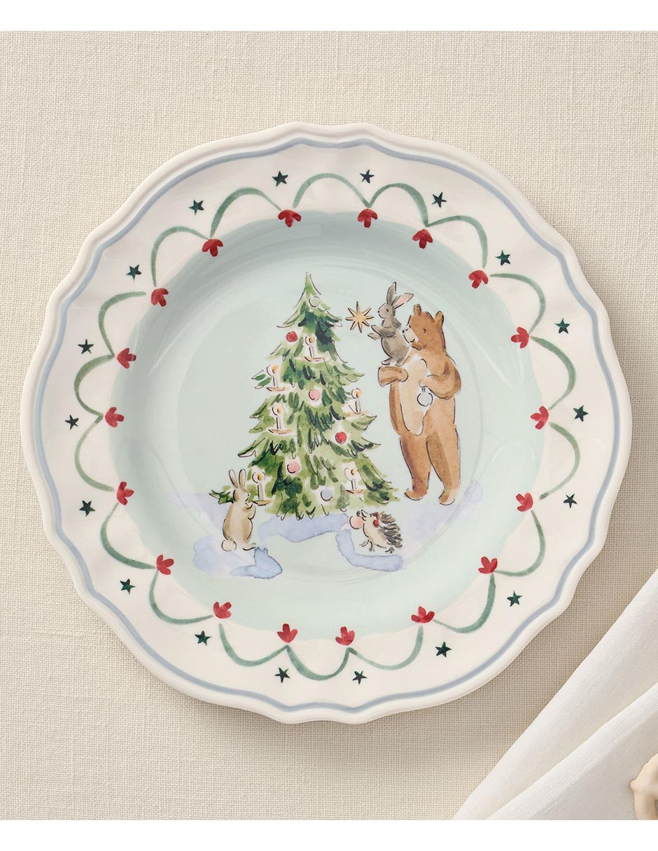 Plato navideño Riley Sheehey de melamina 1