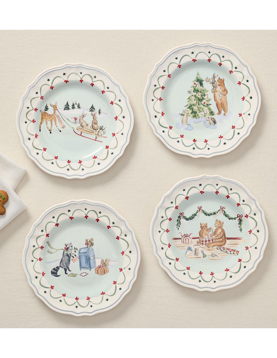 Plato navideño Riley Sheehey de melamina 2