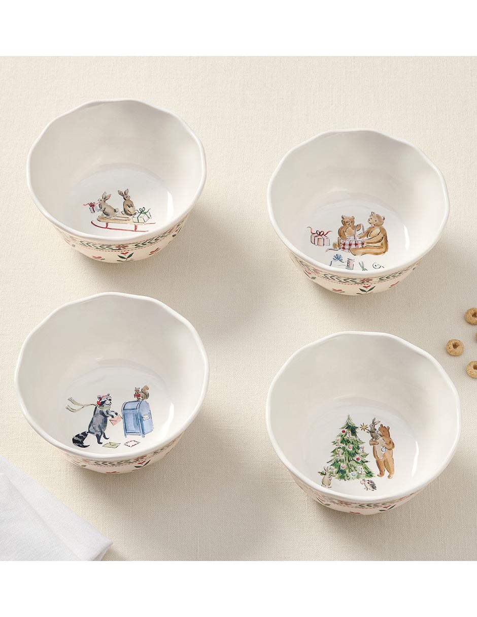 Bowl navideño Riley Sheehey de melamina 3