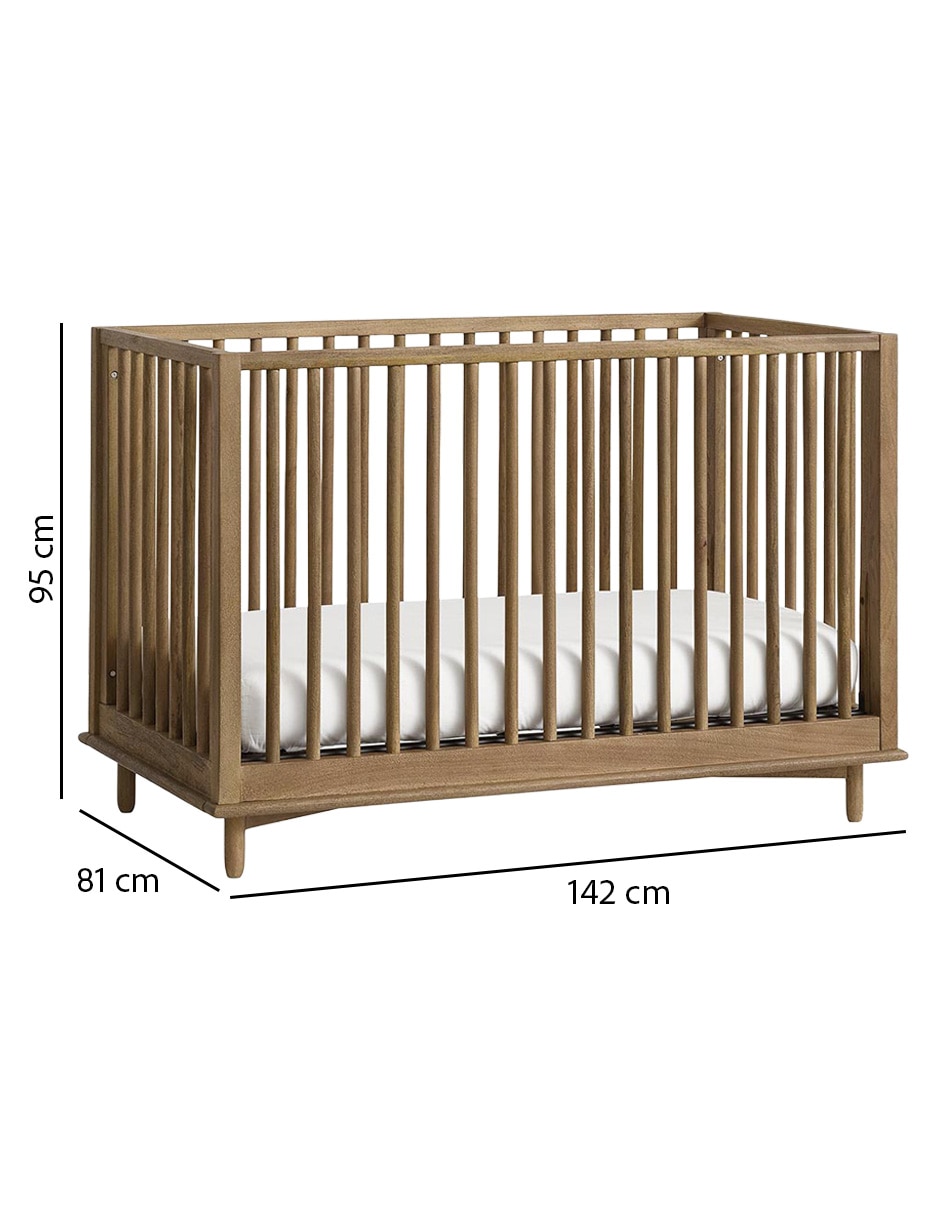 Cuna convertible a cama infantil Nash 6