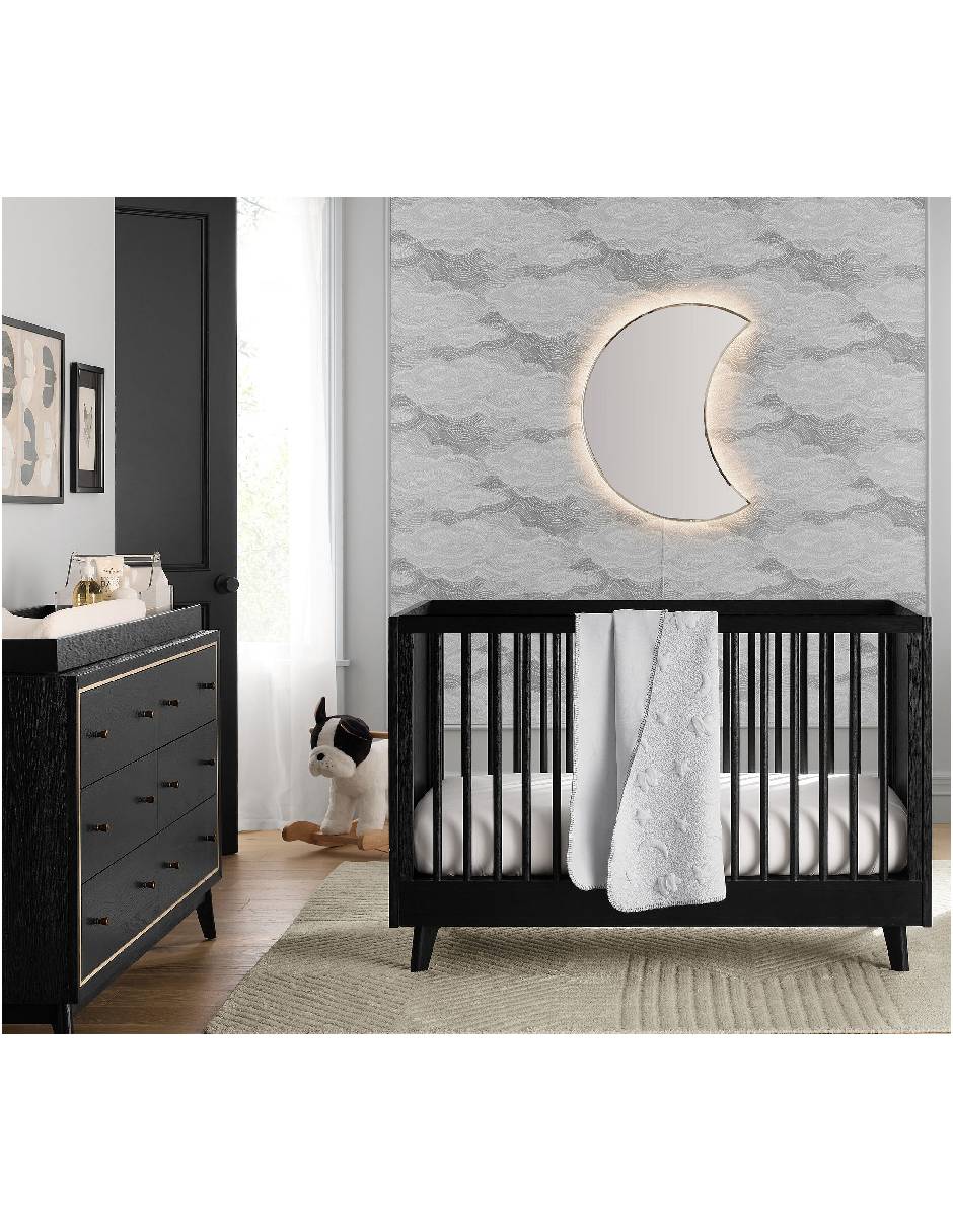 Kit de cuna con barandal Riley