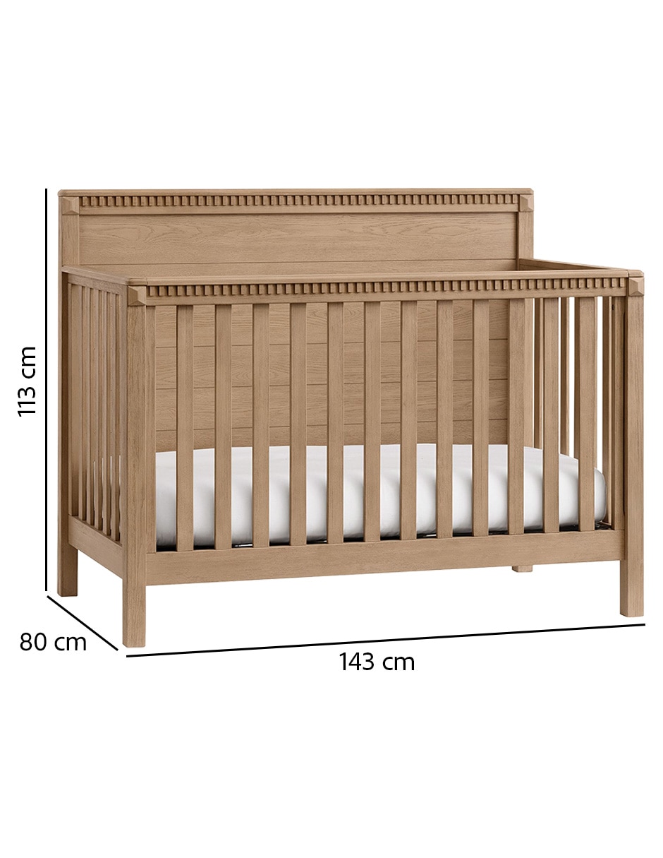 Cuna convertible a cama infantil Rory 7