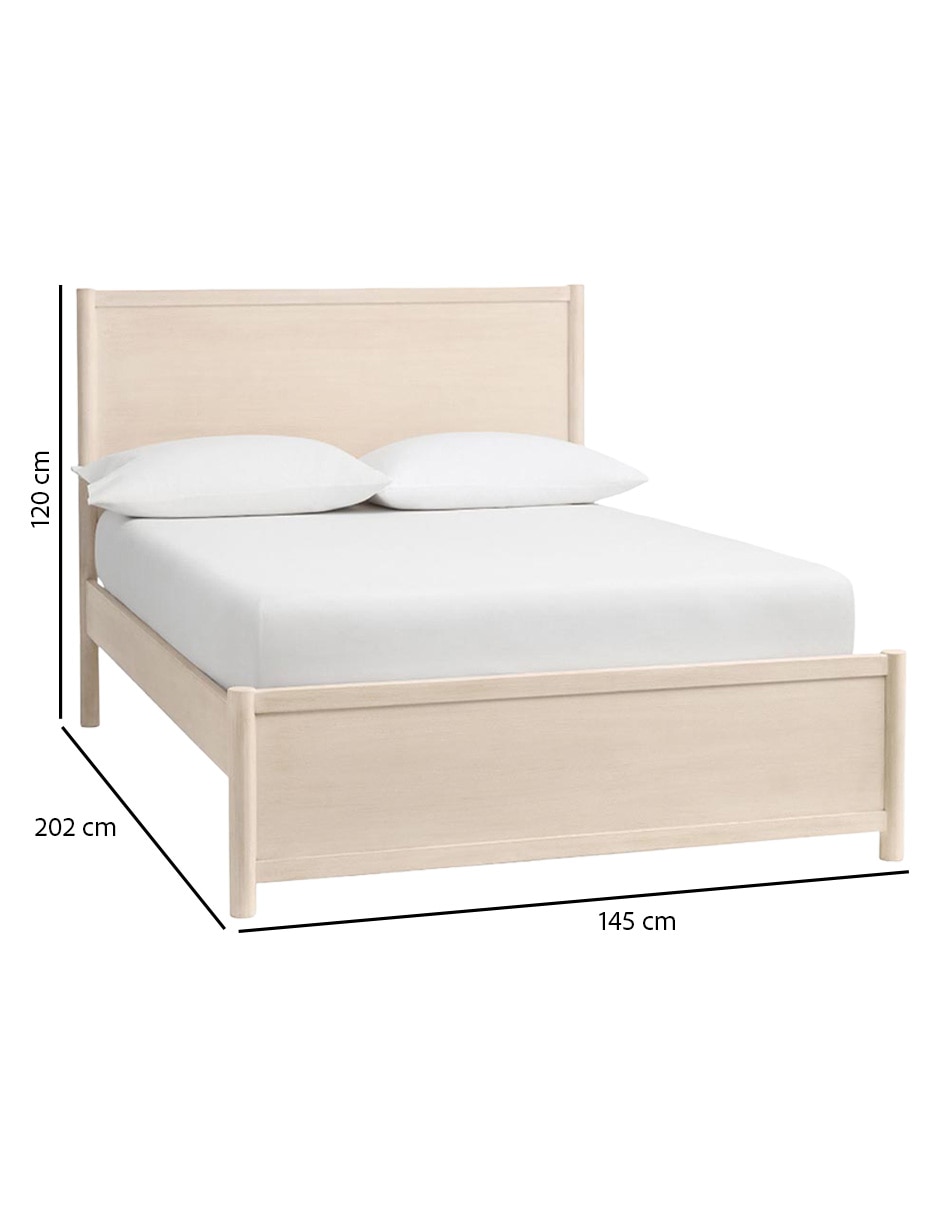 Cama Coronado de madera matrimonial 6