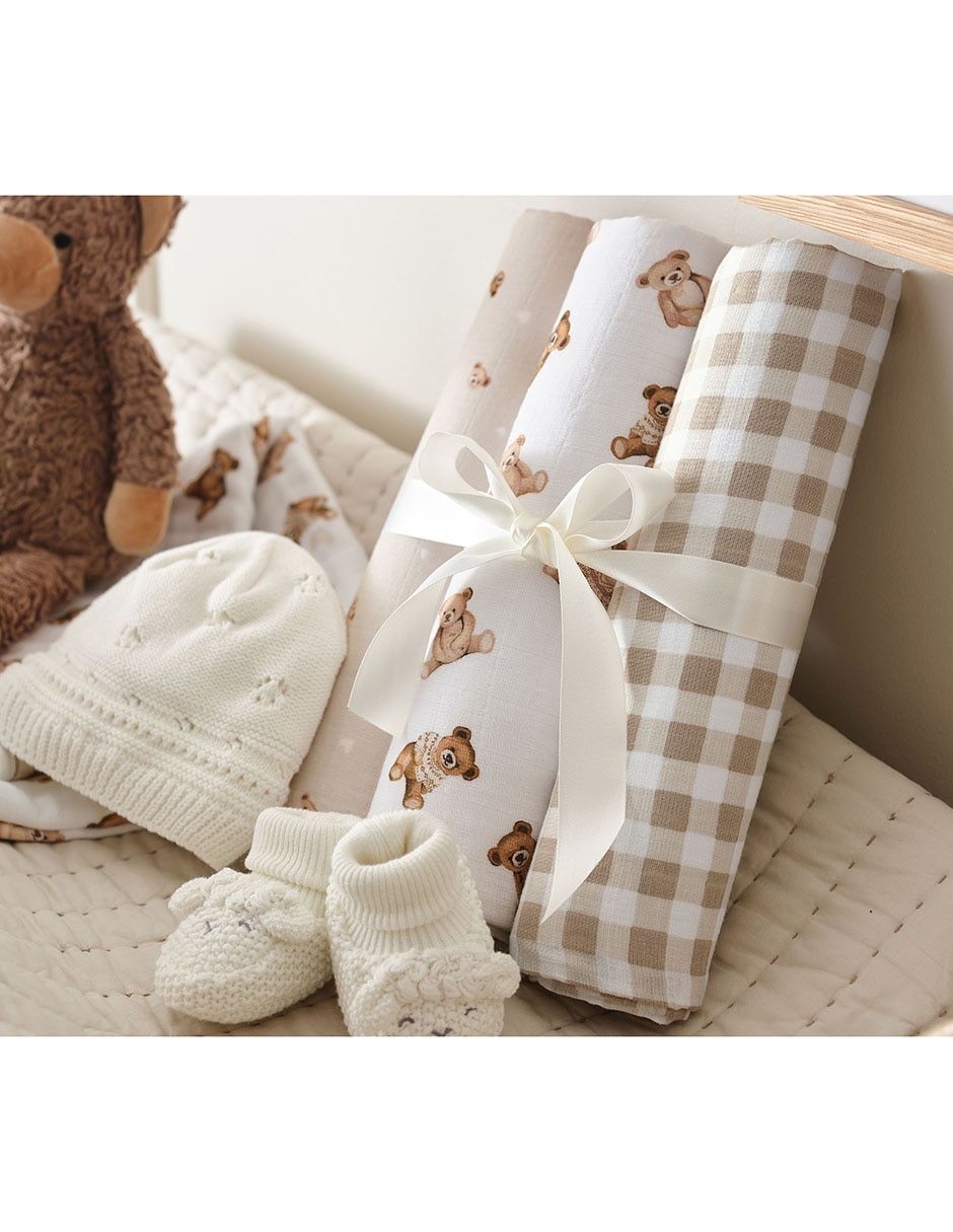 Set muselina Teddy Bear 5
