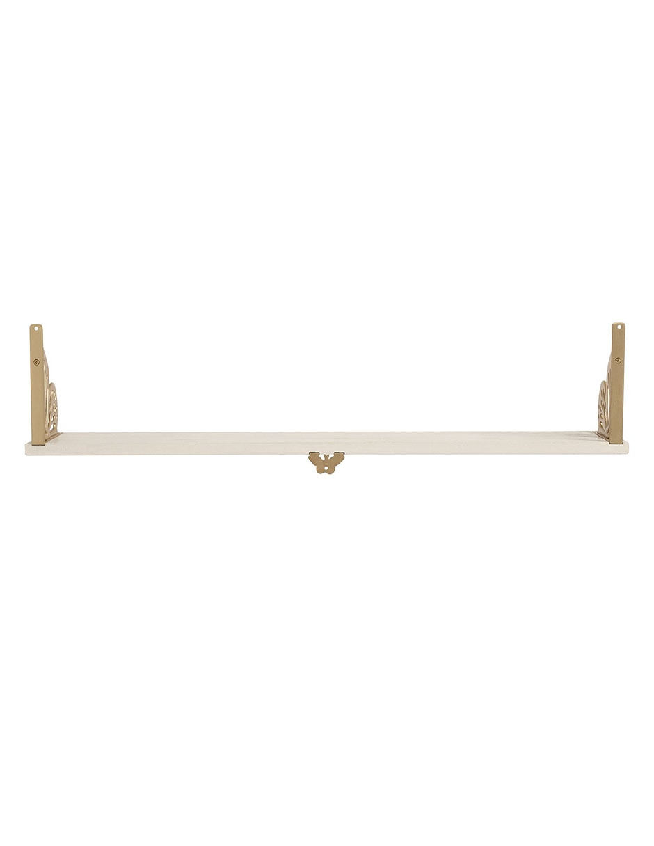Repisa Gold Butterfly de madera mango 5