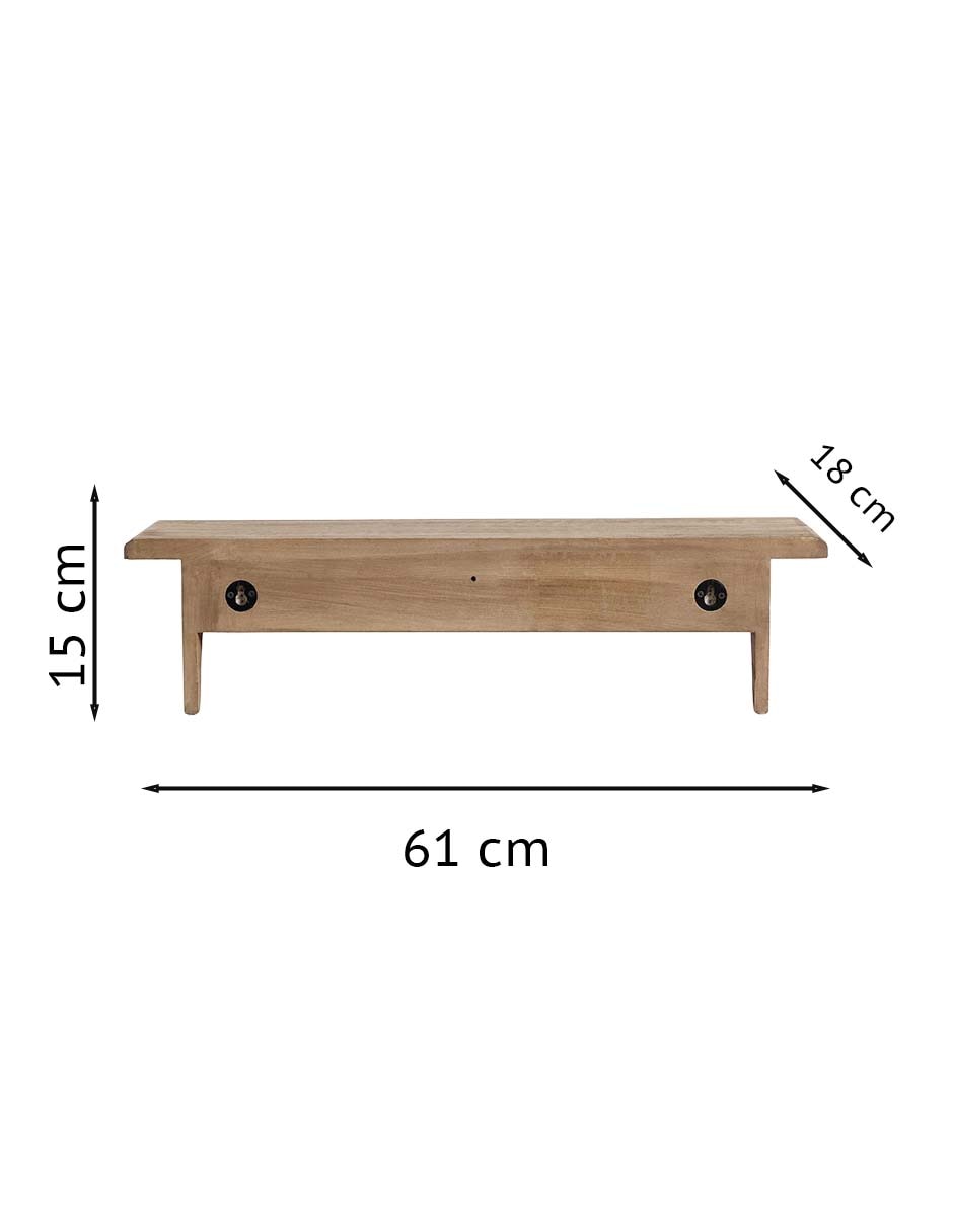 Repisa Arden de madera mango 5