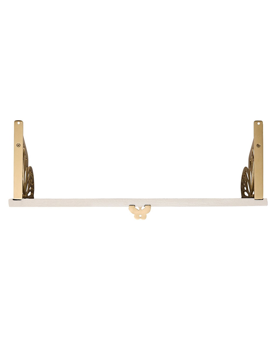 Repisa Gold Butterfly de madera mango 4