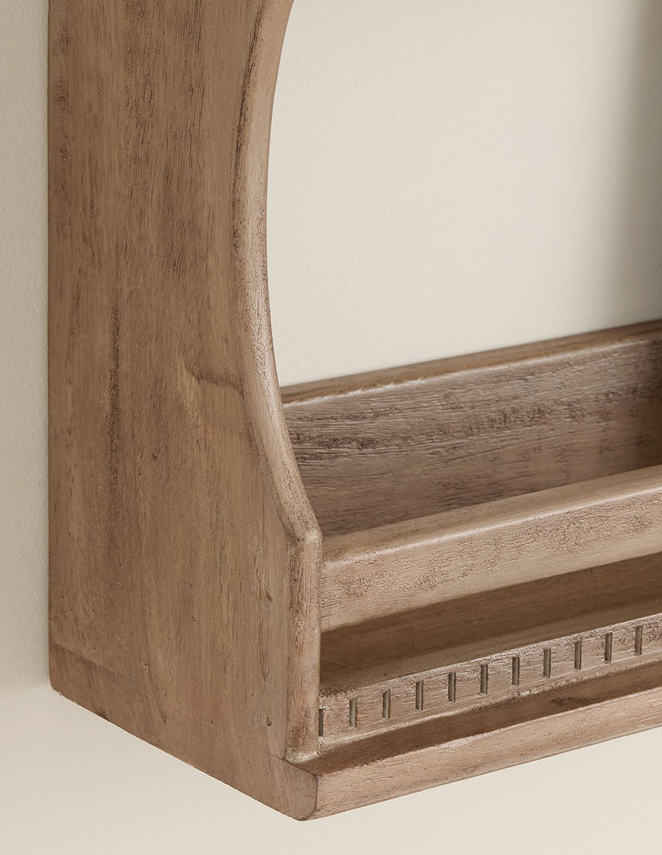 Repisa Arden de madera mango 2