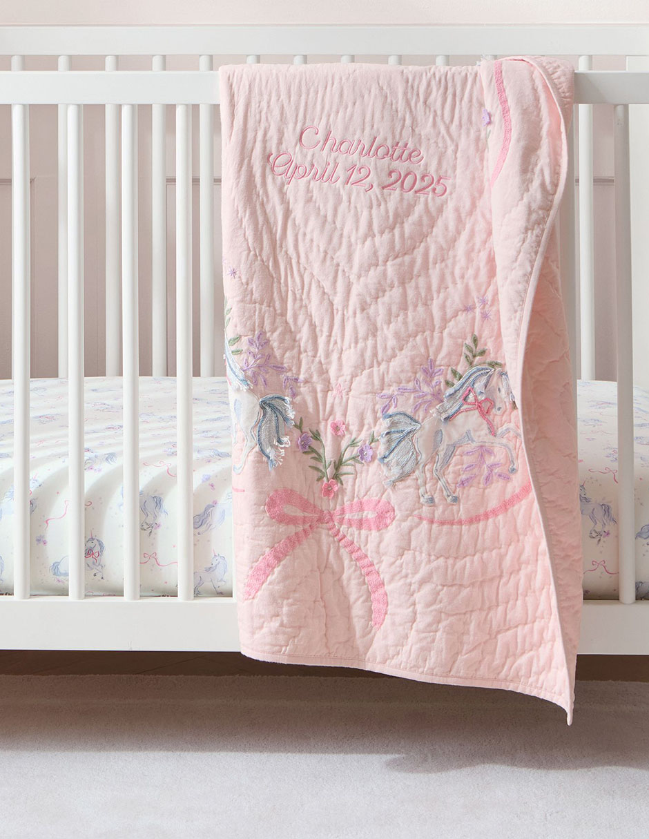 Colcha Unicorn Bows 4