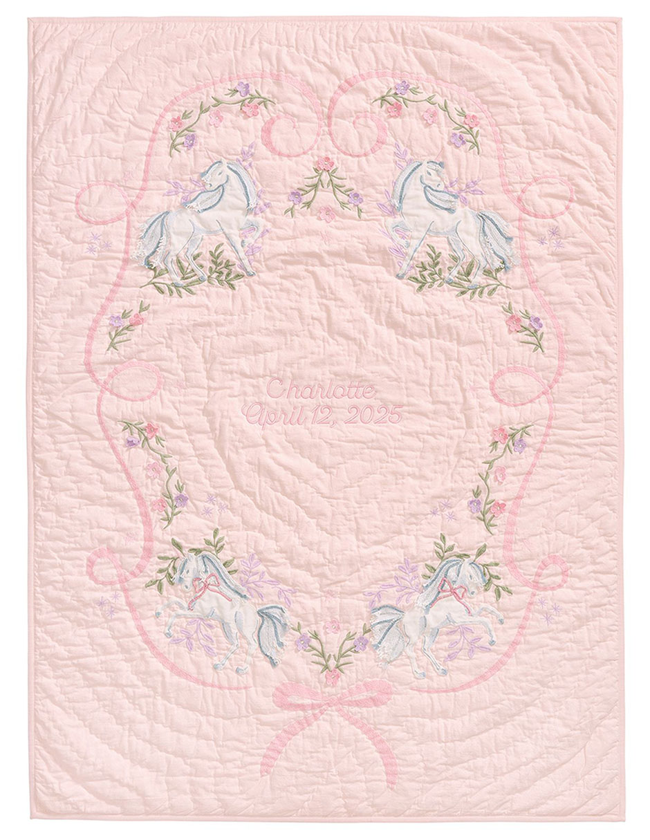 Colcha Unicorn Bows 5