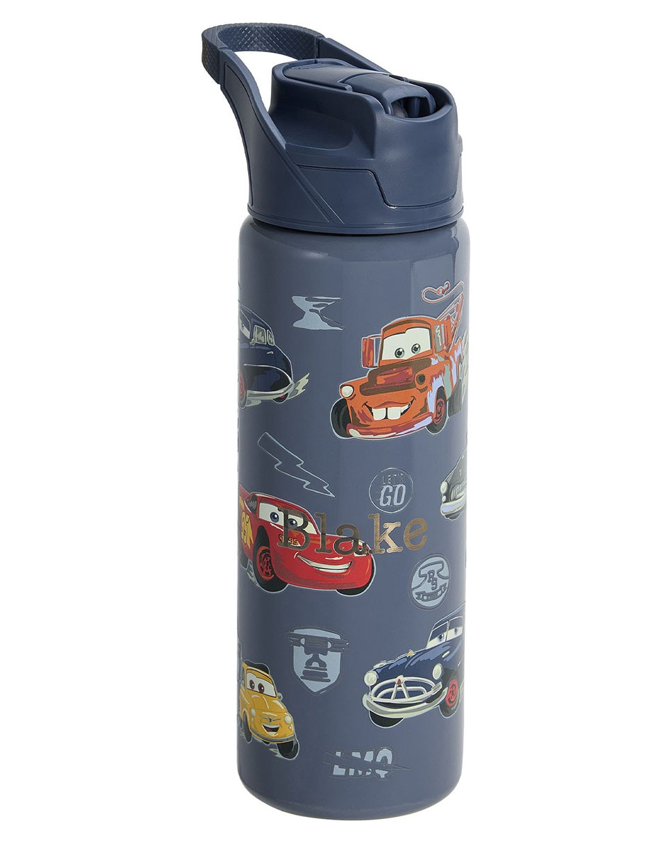 Termo de acero inoxidable Mackenzie Cars con tapa flip top 650 ml 1