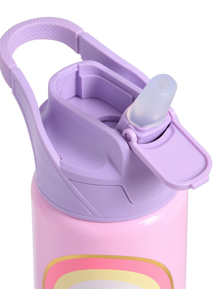 Termo de acero inoxidable Mackenzie SCL Rainbows con tapa flip top 650 ml 3