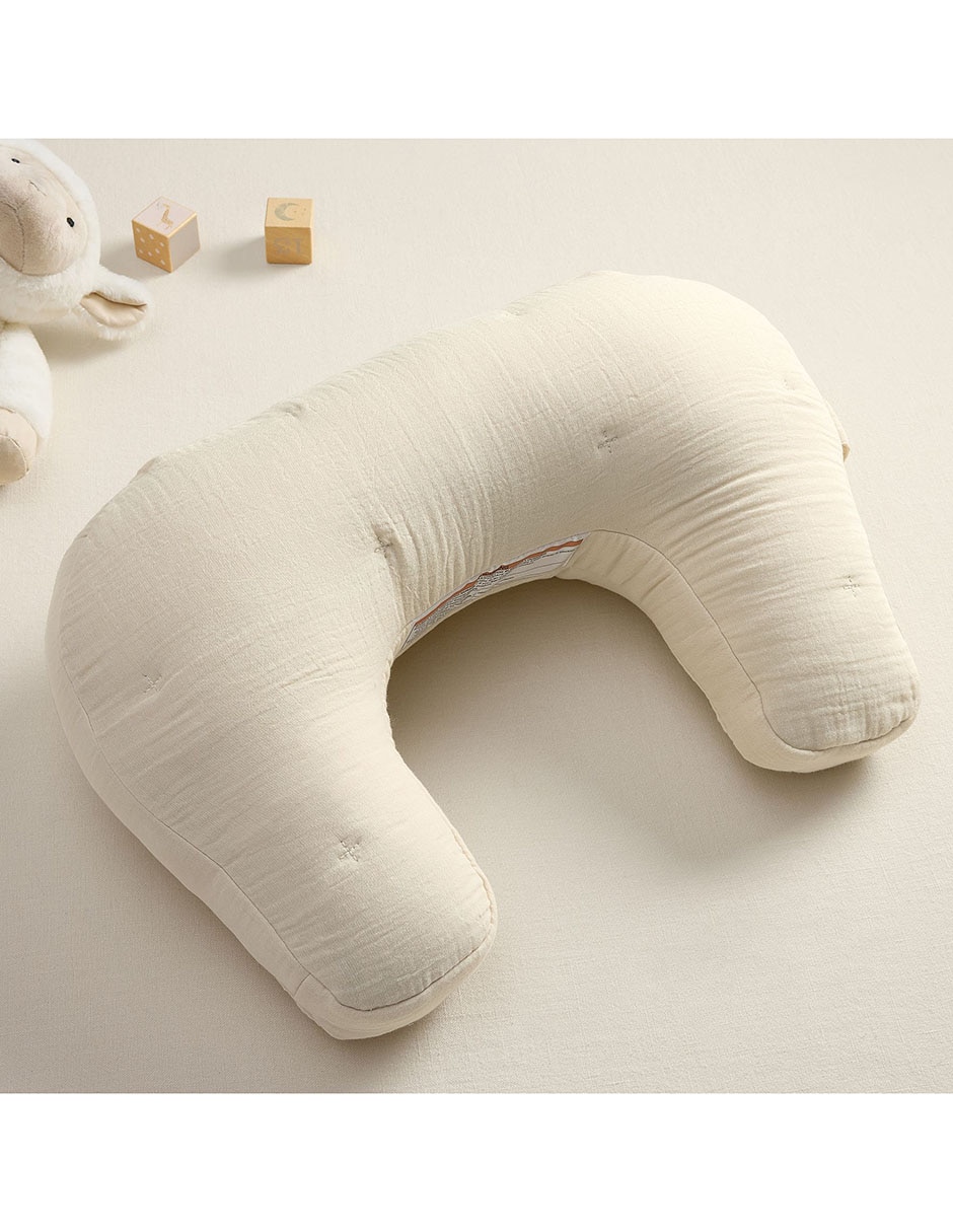 FUNDA ALMOHADA DE L, SIN TAMAÑO, NATURAL