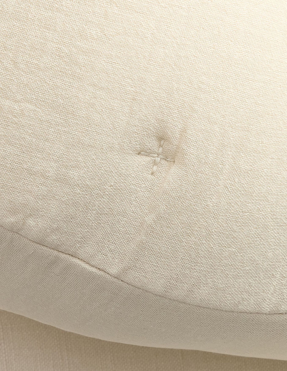 FUNDA ALMOHADA DE L, SIN TAMAÑO, NATURAL