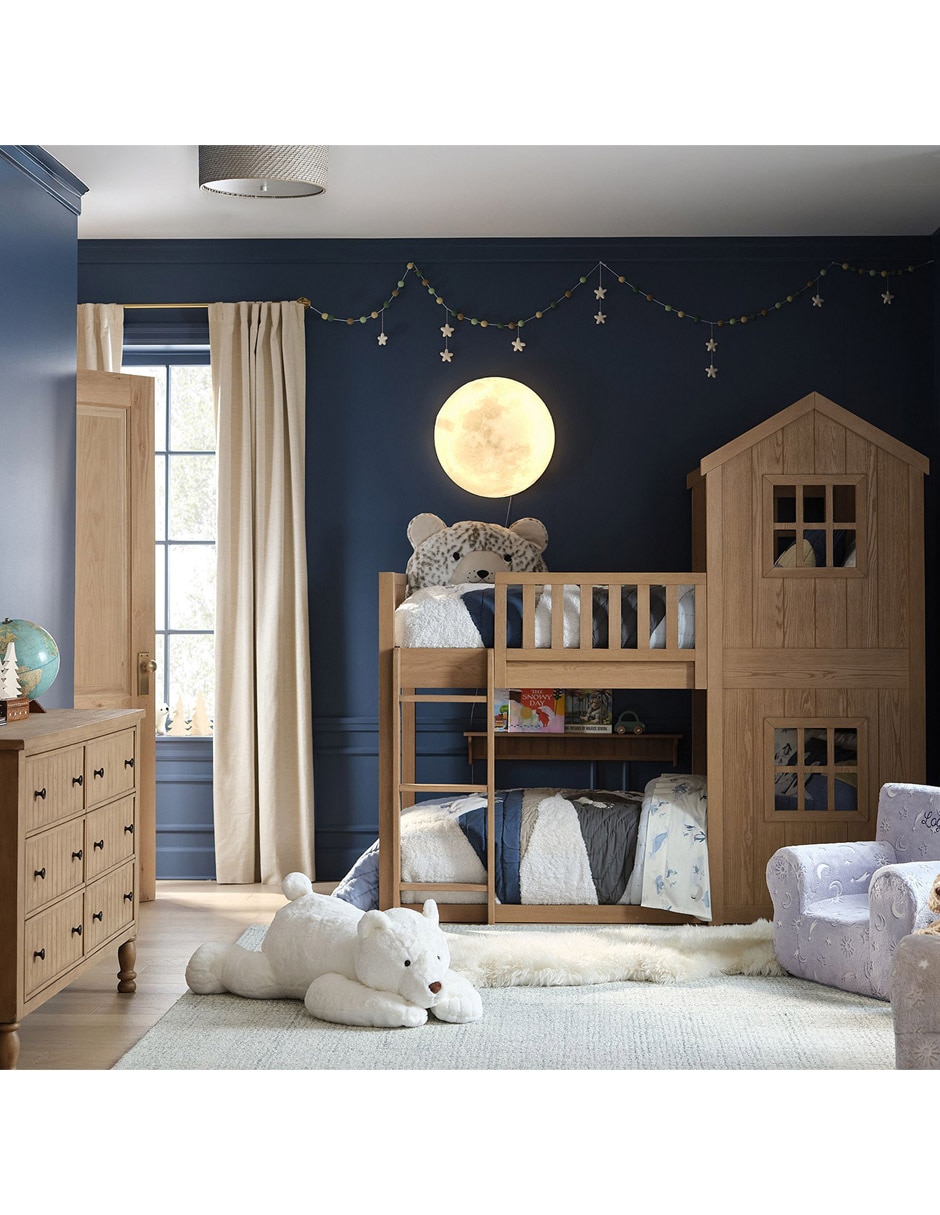 Litera Treehouse de madera individual 2