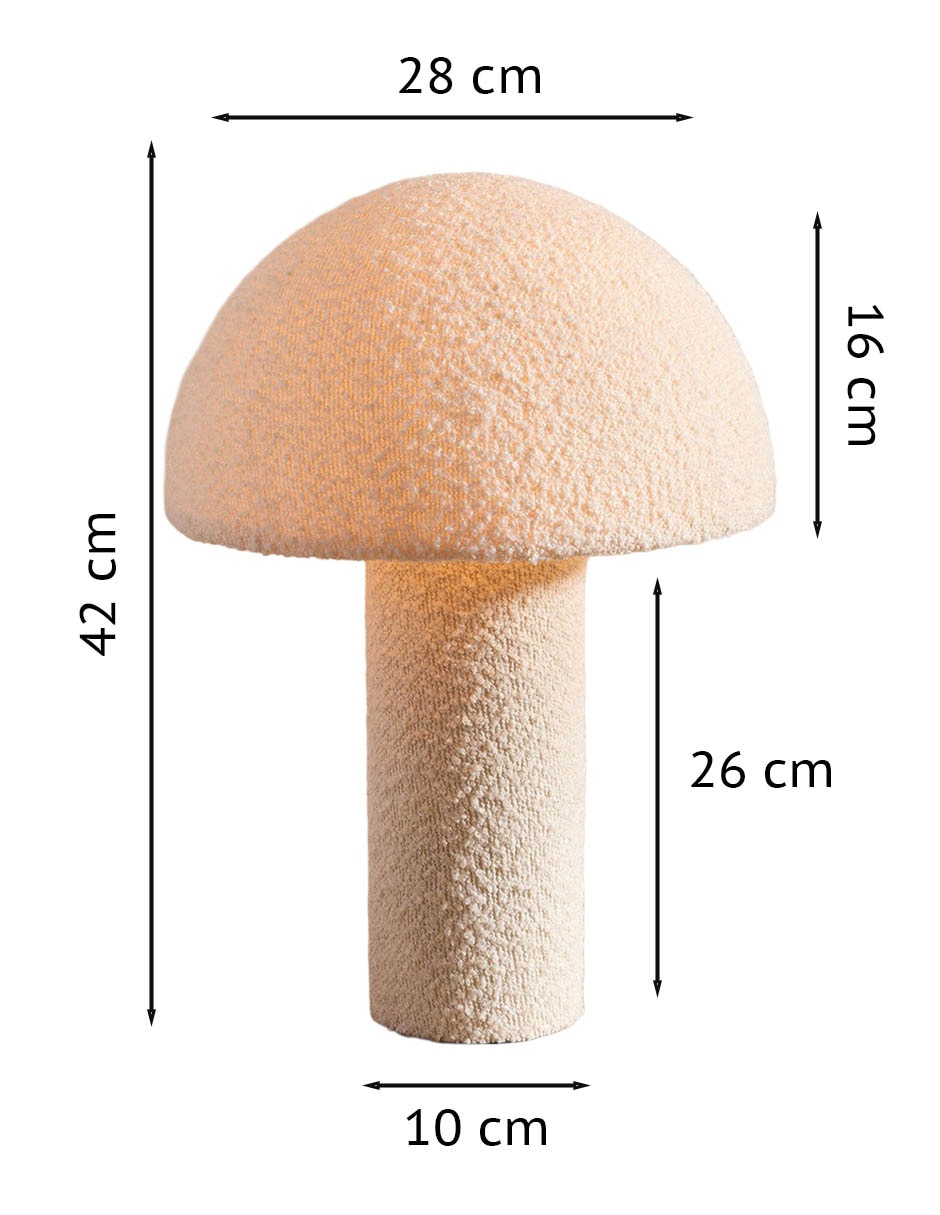 Lámpara de mesa led Bouclé 4