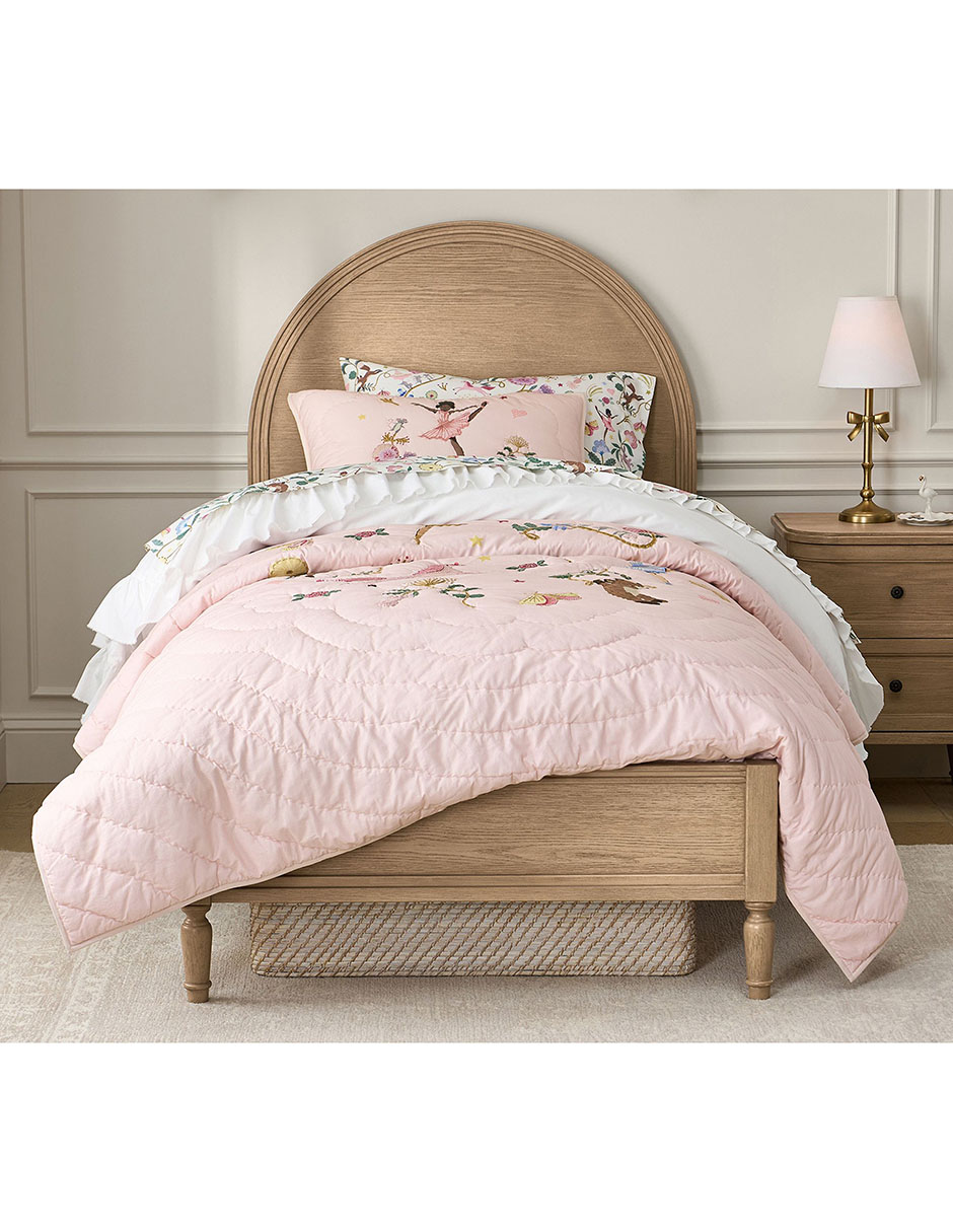 Cama Aubrey de madera individual
