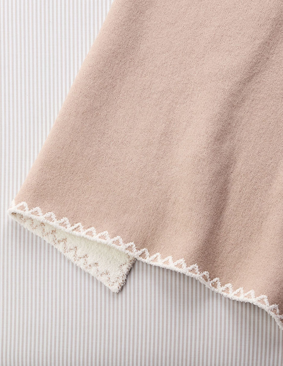Cobija de tejido suave cozy jacquard 4
