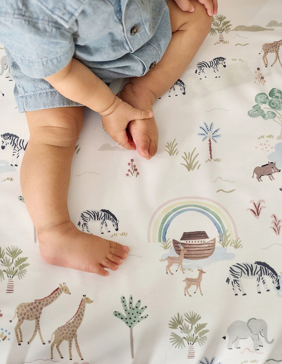 Cobija de tejido plano Noah’s Ark 3