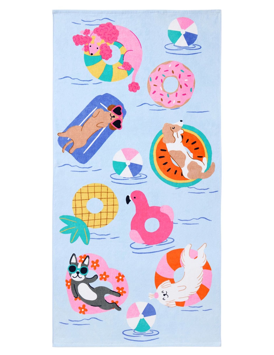 Toalla para baño Pool Dogs de algodón Toalla para baño Pool Dogs de algodón