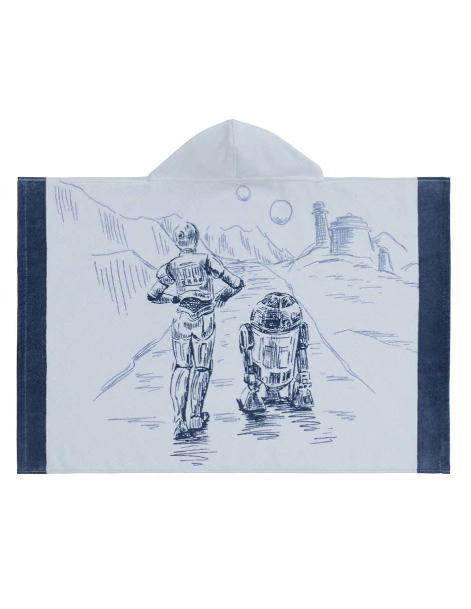 Toalla con gorro Star Wars de algodón