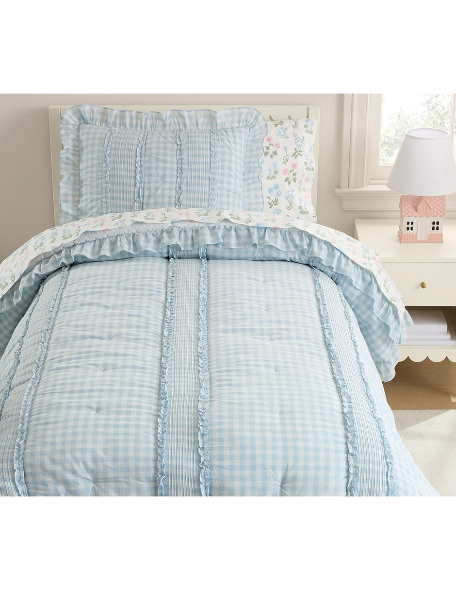 Edredón Gabriella Gingham Ruffle