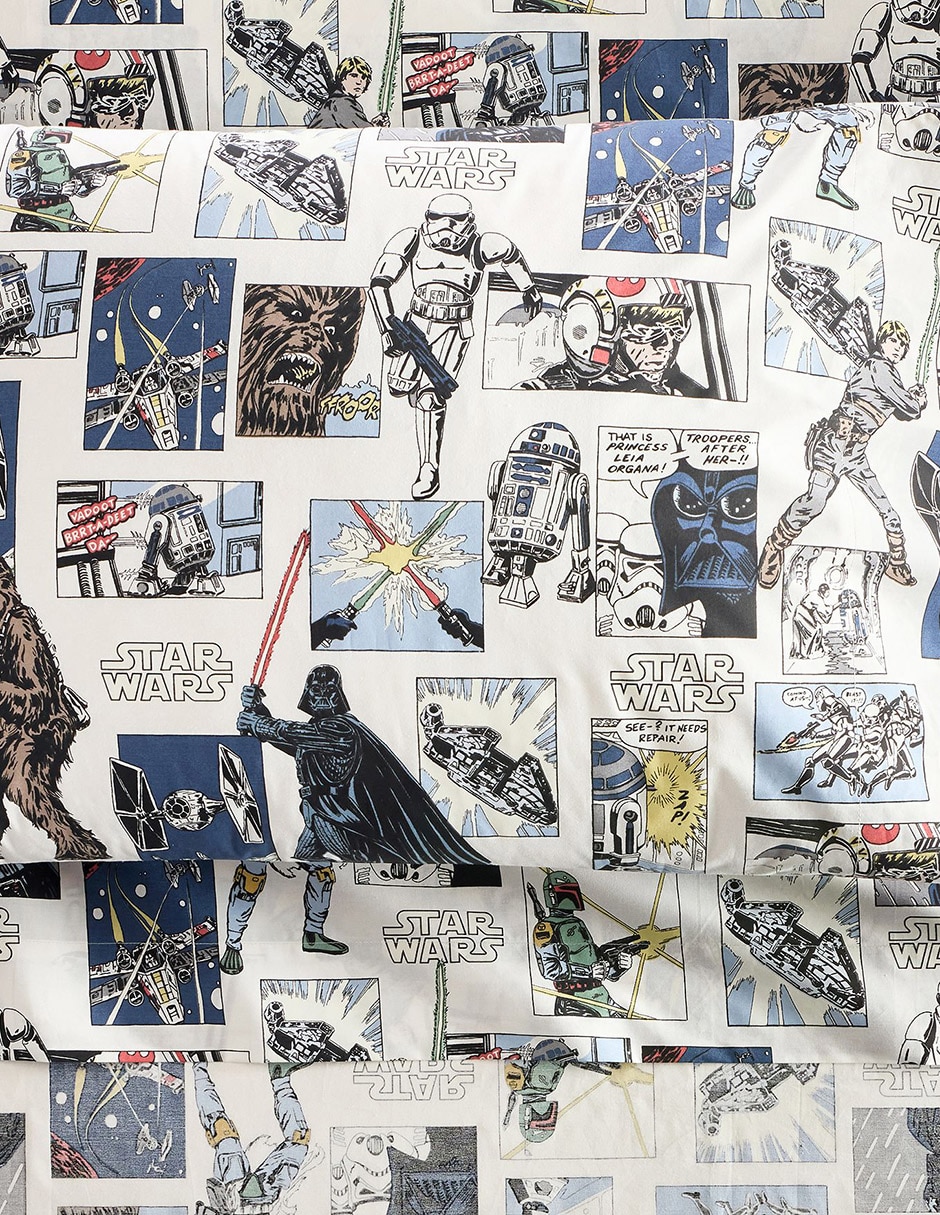 Juego de sábanas de algodón 200 hilos Star Wars Heritage Juego de sábanas de algodón 200 hilos Star Wars Heritage