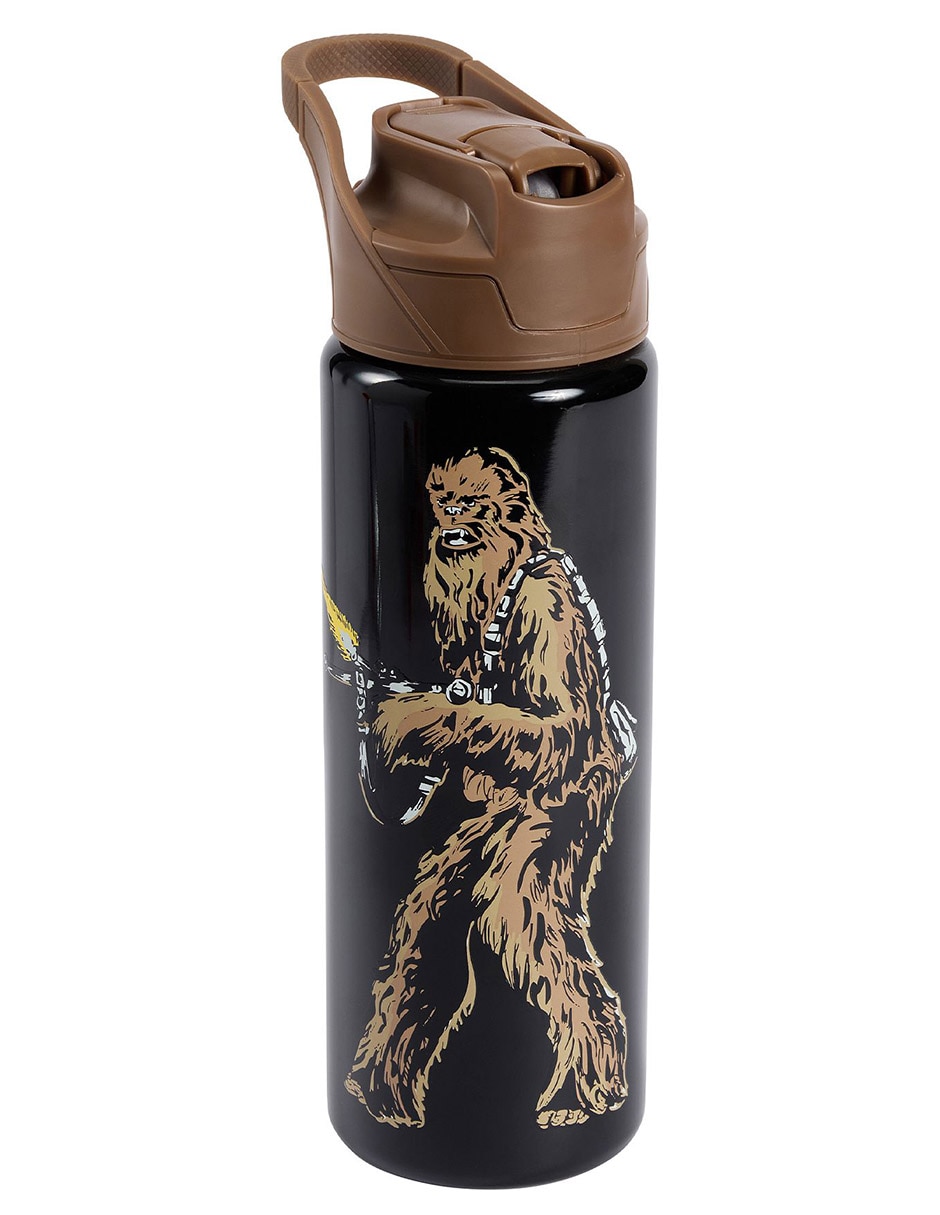 Termo de acero inoxidable mackenzie star wars con tapa push pull 650 ml